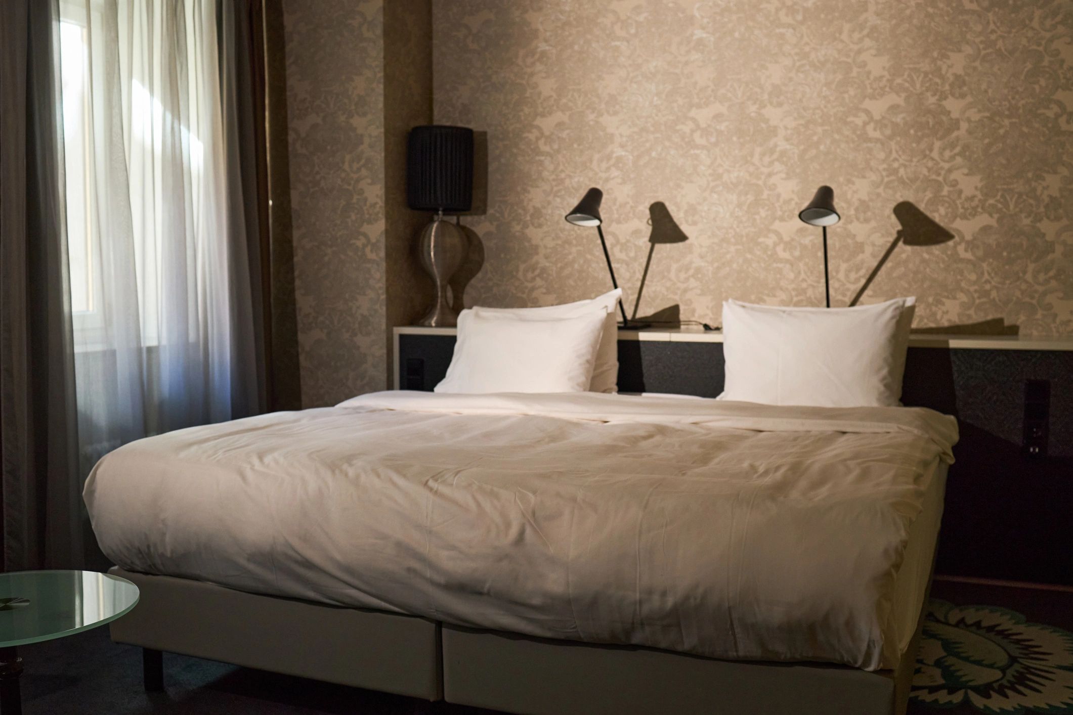 Modern room interior for testimonial section